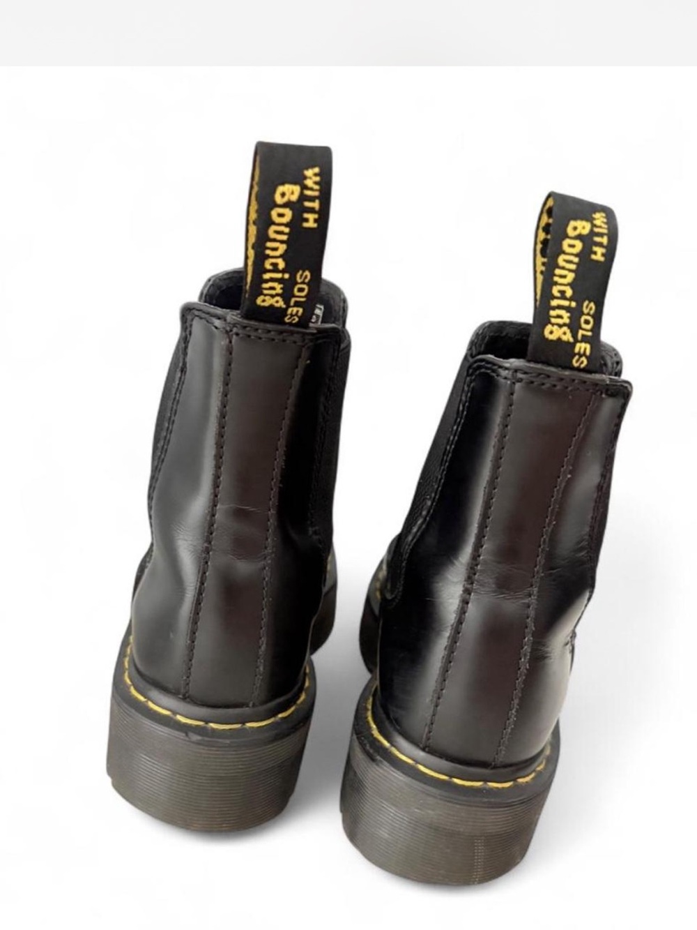 Dr. Marten platform Black quadC 2976 Platform Boots - Women's - Picture 5 of 8